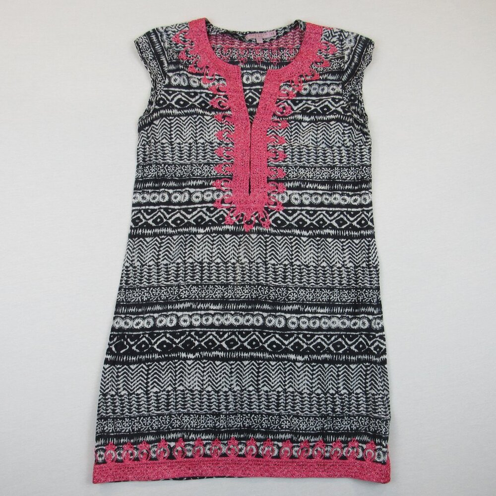 Calypso Saint Barth Women's XS Dress Bohemian Resortwear Embellished Embroidery